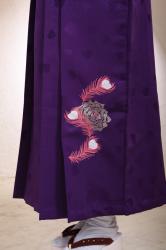 羽根バラ紫袴(単品)