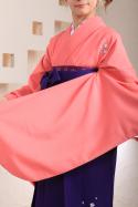 サーモンピンク&紫袴フルセット